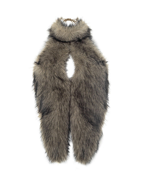 Chic Faux Fur Halter Neck Statement Wrap | Your Cozy-Luxe Essential for Fall & Winter