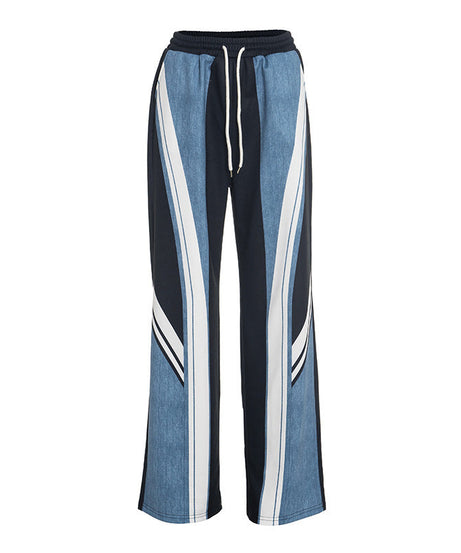 Effortless Chic: Dynamic Stripe Wide Leg Drawstring Pants – Your Fall & Holiday Style Essential