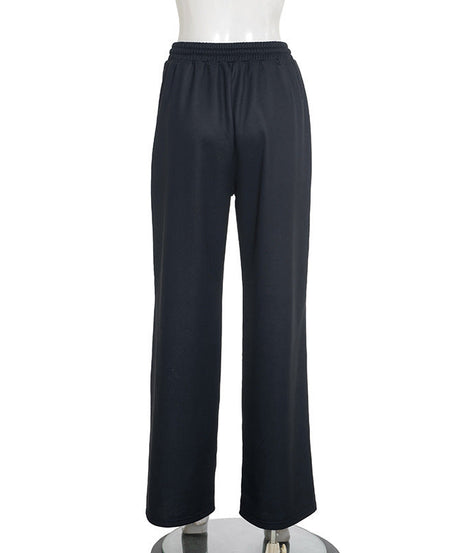 Effortless Chic: Dynamic Stripe Wide Leg Drawstring Pants – Your Fall & Holiday Style Essential