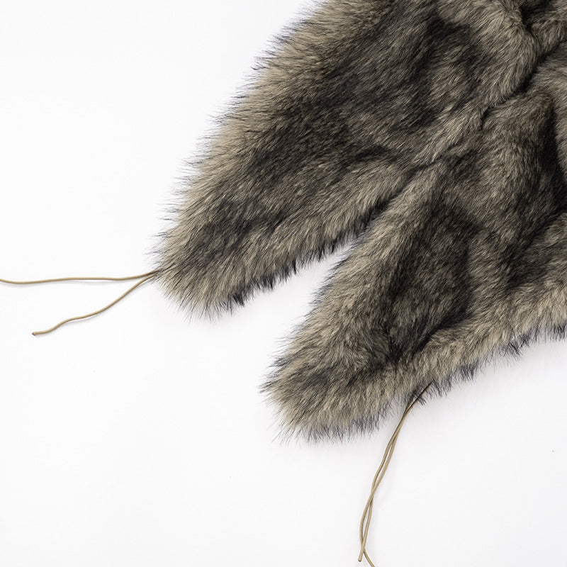 Chic Faux Fur Halter Neck Statement Wrap | Your Cozy-Luxe Essential for Fall & Winter