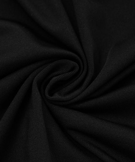 Sleek & Chic Off-Shoulder Long Sleeve Crop Top & Shorts Set with Arm Sleeves – Your Holiday Night Out Essential