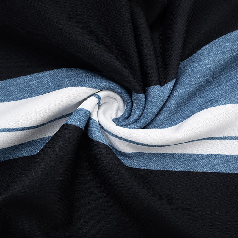 Effortless Chic: Dynamic Stripe Wide Leg Drawstring Pants – Your Fall & Holiday Style Essential