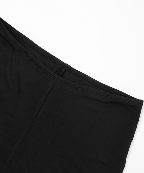 Sleek & Chic Off-Shoulder Long Sleeve Crop Top & Shorts Set with Arm Sleeves – Your Holiday Night Out Essential