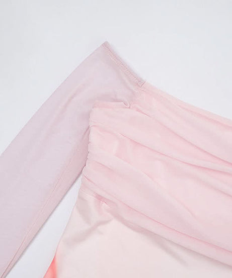 Fall & Holiday Elegance: Off-Shoulder Crimson Bloom Ruched Maxi Dress