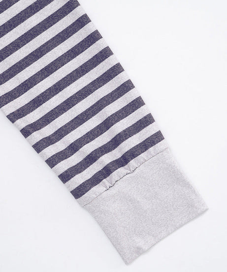 Effortless Sparkle: Shimmer Stripe Off-Shoulder Long Sleeve Top for Fall & Holiday Style