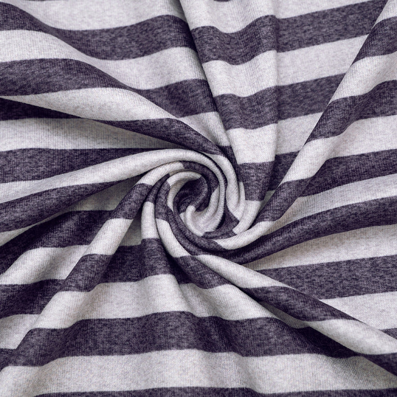 Effortless Sparkle: Shimmer Stripe Off-Shoulder Long Sleeve Top for Fall & Holiday Style