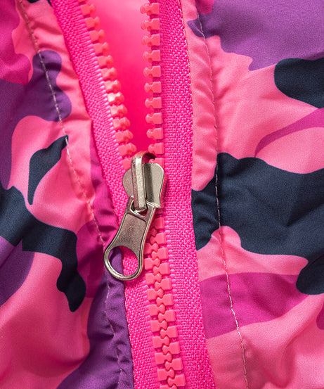 Red Bandana Cropped Puffer Jacket with Luxe Shine Collar – Your Ultimate Fall/Winter Statement