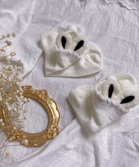 Whimsical Bunny Ears Ruffle Ankle Socks - Cozy Cute for Fall & Halloween!