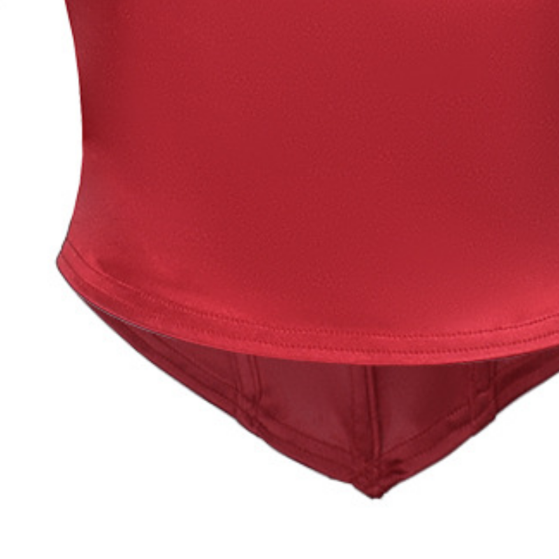 Chic Red Satin Off-Shoulder Corset Top - Fall & Holiday Party Glam