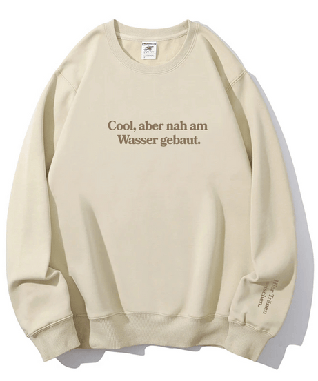 Authentically Cool: "Cool But Emotional" Cozy Crewneck Sweatshirt | Fall & Holiday Comfort