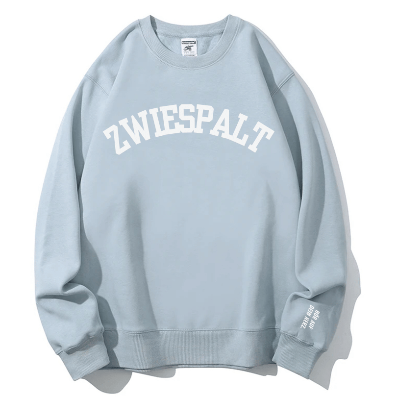 Mindful 'Zwiespalt' Crewneck Sweatshirt - Listen to Your Heart Message | Ultimate Fall/Winter Comfort