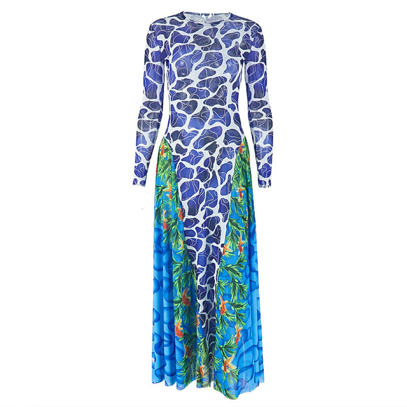 Tropical Oasis Long Sleeve Maxi Dress - Your Chic Fall Getaway Essential