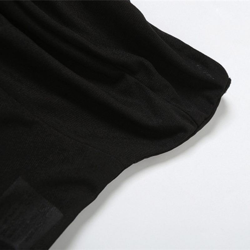 Tropical Escape Black Starfish Strapless Top - Sweetheart Neck & Flowy Resort Style