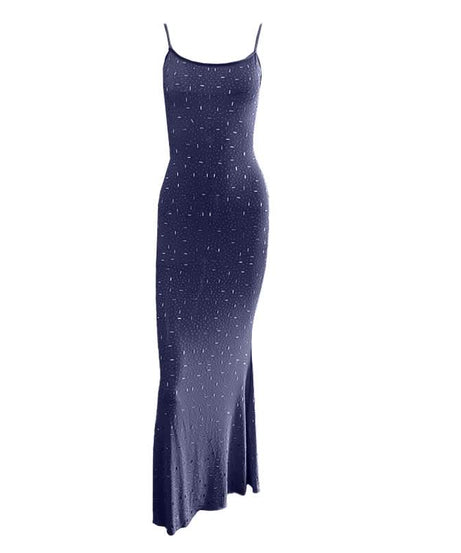 Sparkling Backless Cami Maxi Dress - Your Go-To for Holiday Parties & New Year's Eve