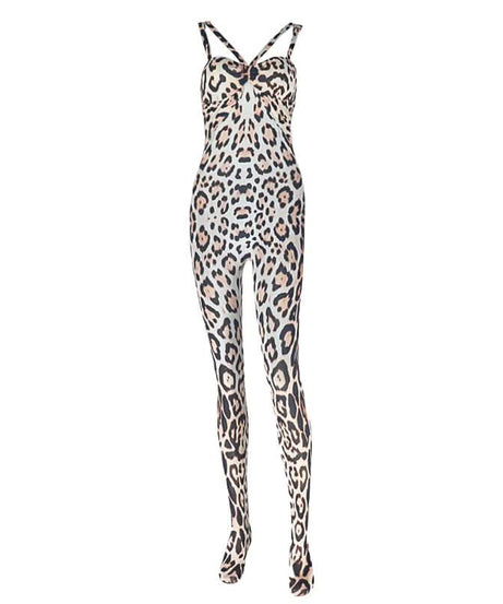 Fierce Leopard Print Cami Jumpsuit: Unleash Your Inner Wild for Fall Nights & Beyond!