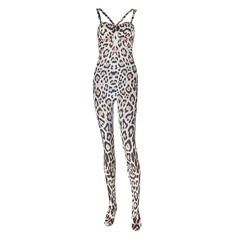 Fierce Leopard Print Cami Jumpsuit: Unleash Your Inner Wild for Fall Nights & Beyond!