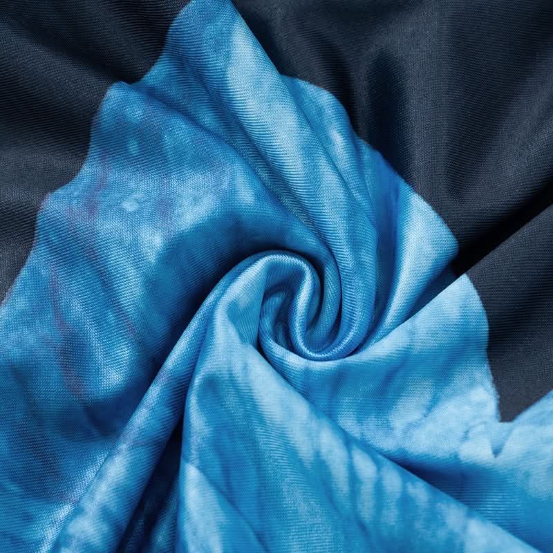 Glamorous Halter Cowl Neck Floral Ruched Mini Dress | Fall & Holiday Party Perfect