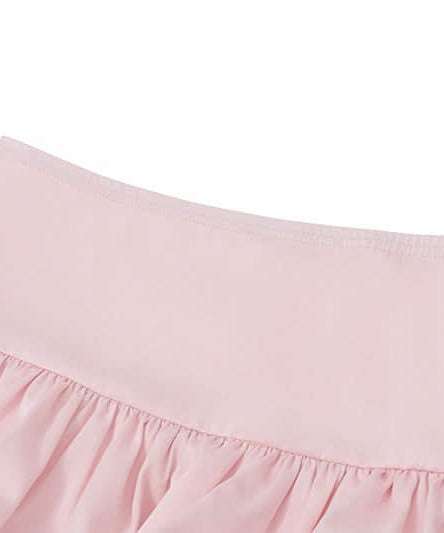 Sweetheart Pink Satin Ruffle Mini Skirt - Flirty Fall & Holiday Party Style