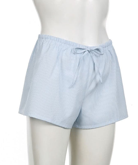 Cozy Striped Drawstring Lounge Shorts for Women | Your Go-To for Fall Comfort