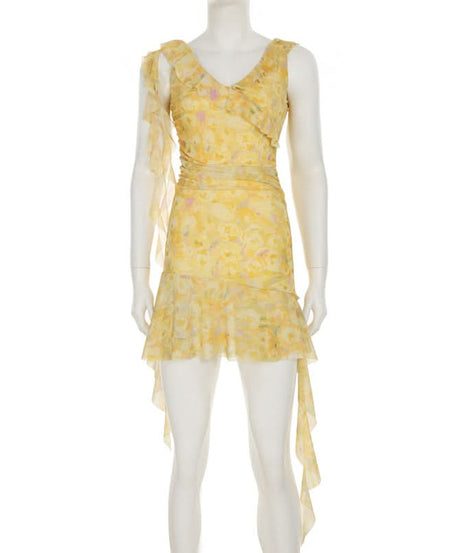 Golden Hour Bloom Ruffle Mini Dress - Effortless Chic for Fall Getaways