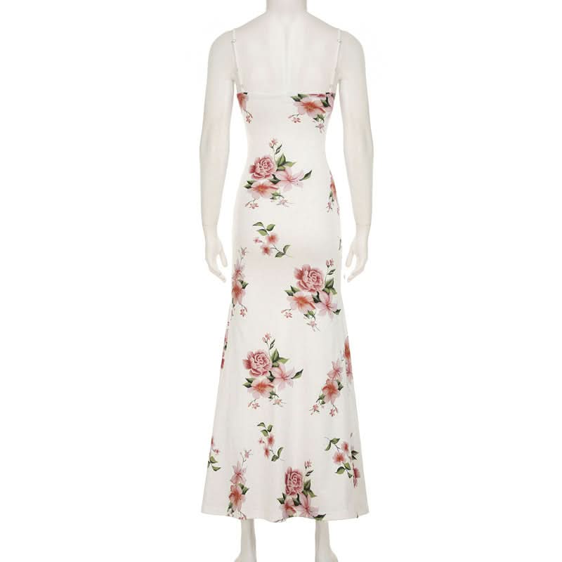 Dreamy Floral Tie-Front Maxi Dress - Your Escape to Sunshine & Effortless Style