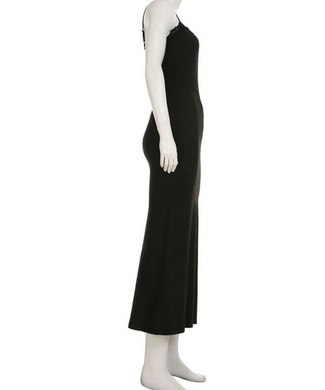 Chic Black Ruffled Cami Midi Dress - Your Versatile Fall & Holiday Party Essential