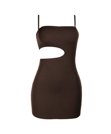 Sultry Side Cut-Out Bodycon Mini Dress – Your Essential for Fall Parties & Holiday Nights