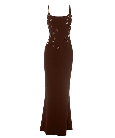 Starlight Black Embellished Maxi Gown - Dazzling Holiday Party & Formal Dress