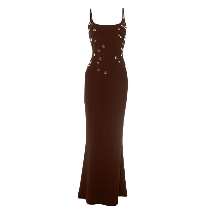 Starlight Black Embellished Maxi Gown - Dazzling Holiday Party & Formal Dress