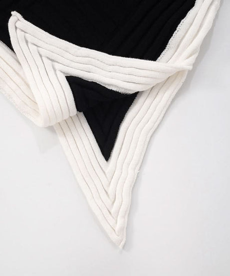 Chic Black & White Asymmetrical One-Shoulder Mini Dress | Fall & Holiday Party Ready