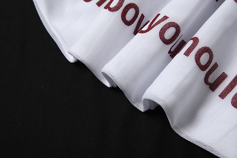 “What's Your Story” Graphic Text Tube Top - Chic Strapless Bandeau for Fall Style & Layering