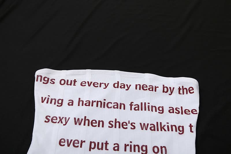 “What's Your Story” Graphic Text Tube Top - Chic Strapless Bandeau for Fall Style & Layering