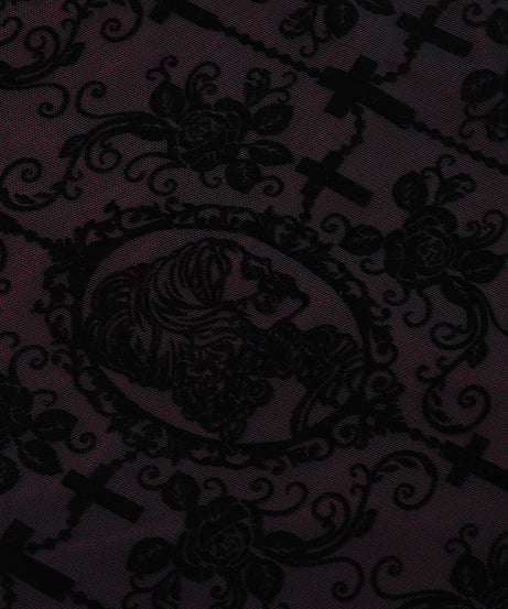 Dark Romance Beaded Lace Maxi Dress - Fall & Holiday Gala Glamour