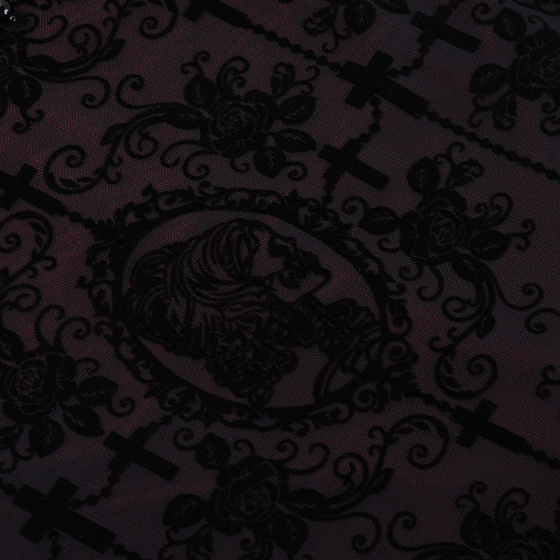 Dark Romance Beaded Lace Maxi Dress - Fall & Holiday Gala Glamour