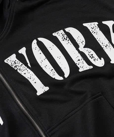 Effortless New York City Chic Cropped Zip-Up Hoodie - Your Fall Go-To