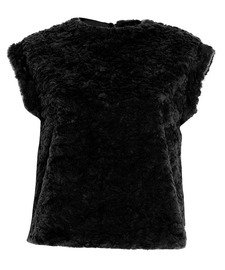 Cozy Chic Faux Shearling Cap Sleeve Top – Your Essential Fall & Winter Wardrobe Staple