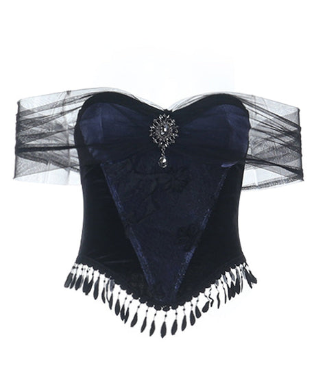 Enchanting Gothic Victorian High-Low Corset Dress - Halloween & Fall Party Gown