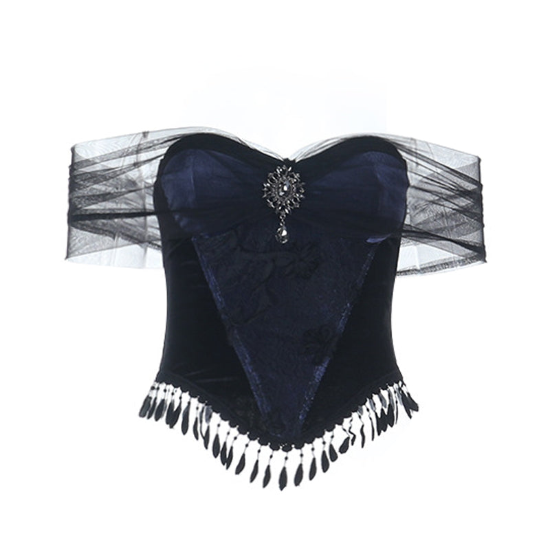 Enchanting Gothic Victorian High-Low Corset Dress - Halloween & Fall Party Gown