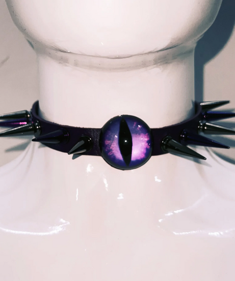 Purple Reign Spiked Gothic Pentagram Bustier Top | Halloween, Festival & Rave Ready