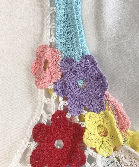 Vibrant Floral Crochet Cami Top - Boho Knit for Sunny Escapes & Chic Fall Layering