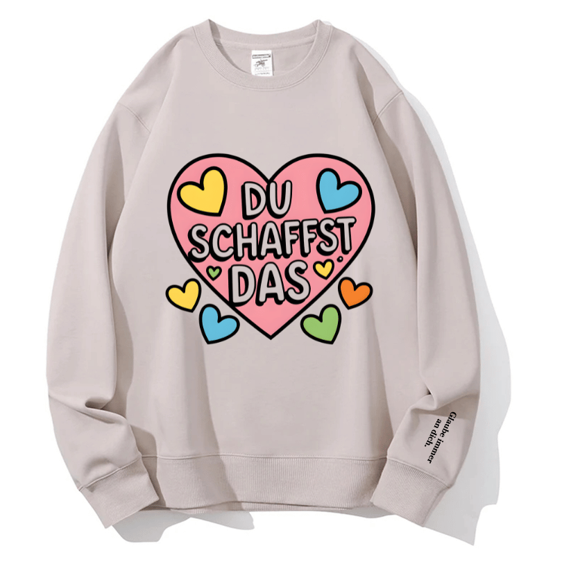 Cozy 'You Can Do It' Affirmation Sweatshirt for Women | Empowering Fall & Winter Comfort