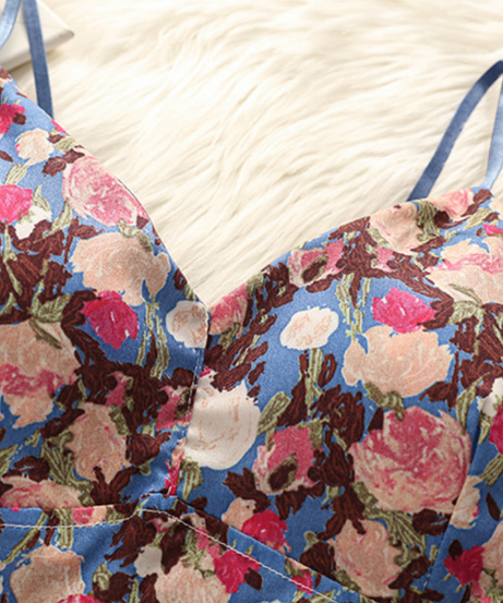 Tropical Escape Floral Smocked Padded Cami Top - Your Fall Getaway Essential