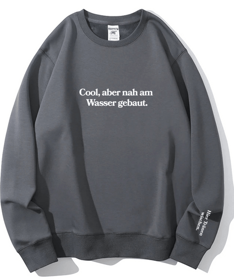 Authentically Cool: "Cool But Emotional" Cozy Crewneck Sweatshirt | Fall & Holiday Comfort