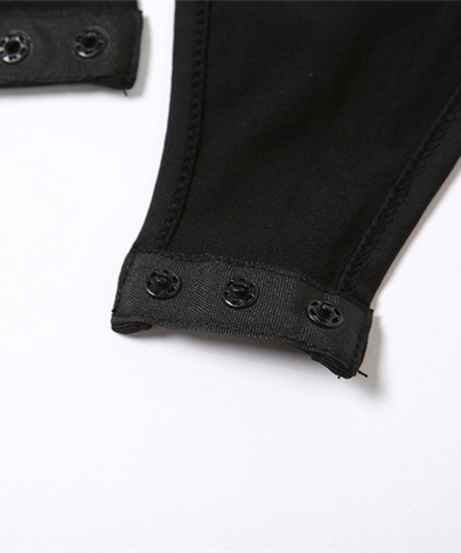 Dare to Dazzle: The Chic Black Cut-Out Bodysuit | Fall Party & Statement Style