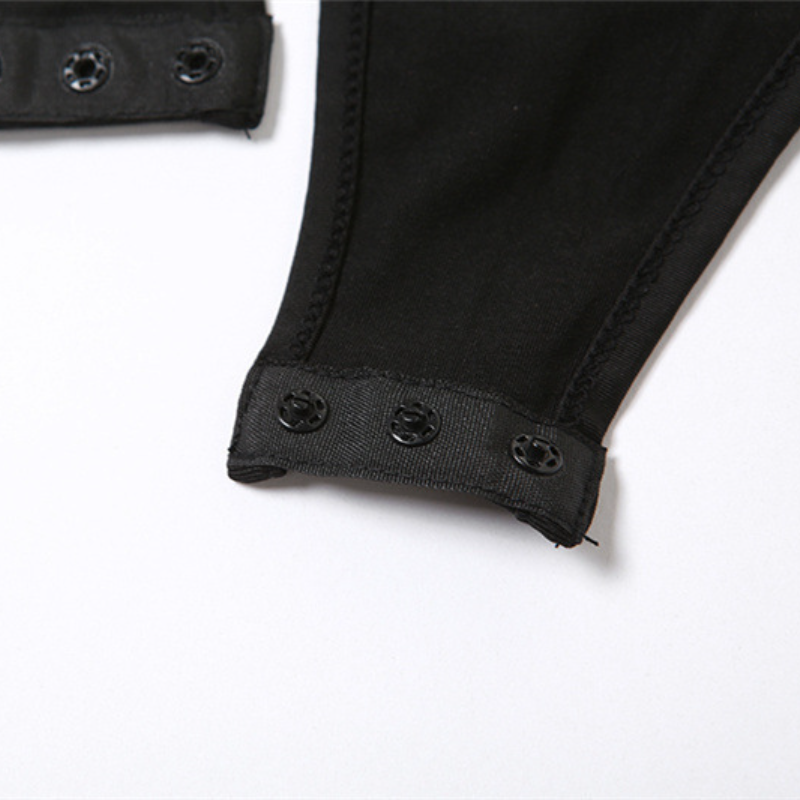 Dare to Dazzle: The Chic Black Cut-Out Bodysuit | Fall Party & Statement Style