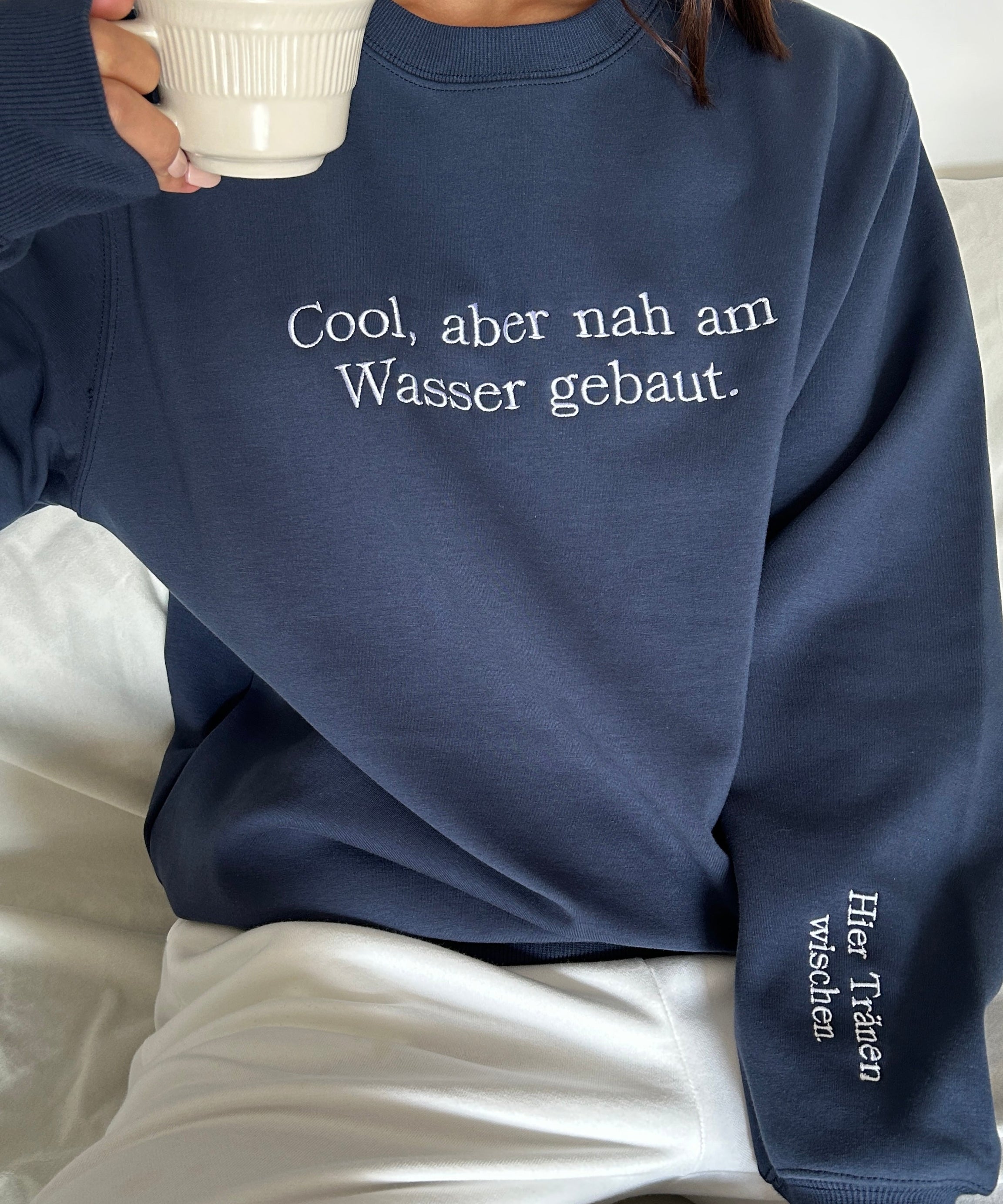 Authentically Cool: "Cool But Emotional" Cozy Crewneck Sweatshirt | Fall & Holiday Comfort