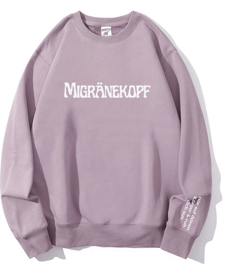Cozy Migraine Awareness Sweatshirt for Women - 'Listen to Your Body' Self-Care Crewneck