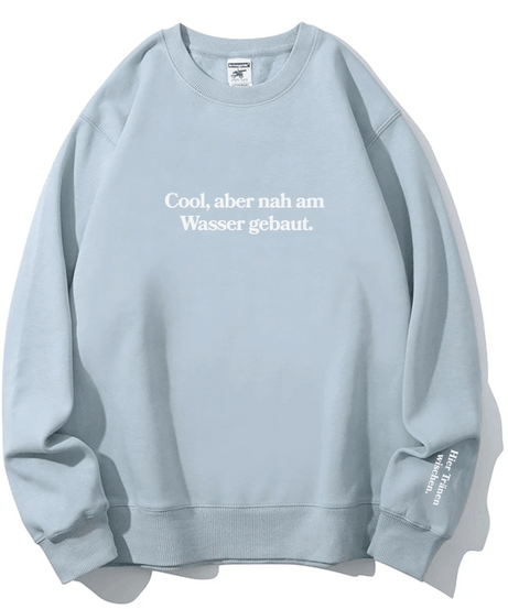 Authentically Cool: "Cool But Emotional" Cozy Crewneck Sweatshirt | Fall & Holiday Comfort