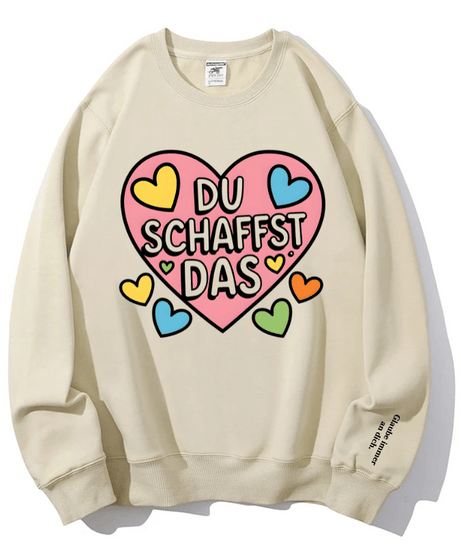 Cozy 'You Can Do It' Affirmation Sweatshirt for Women | Empowering Fall & Winter Comfort