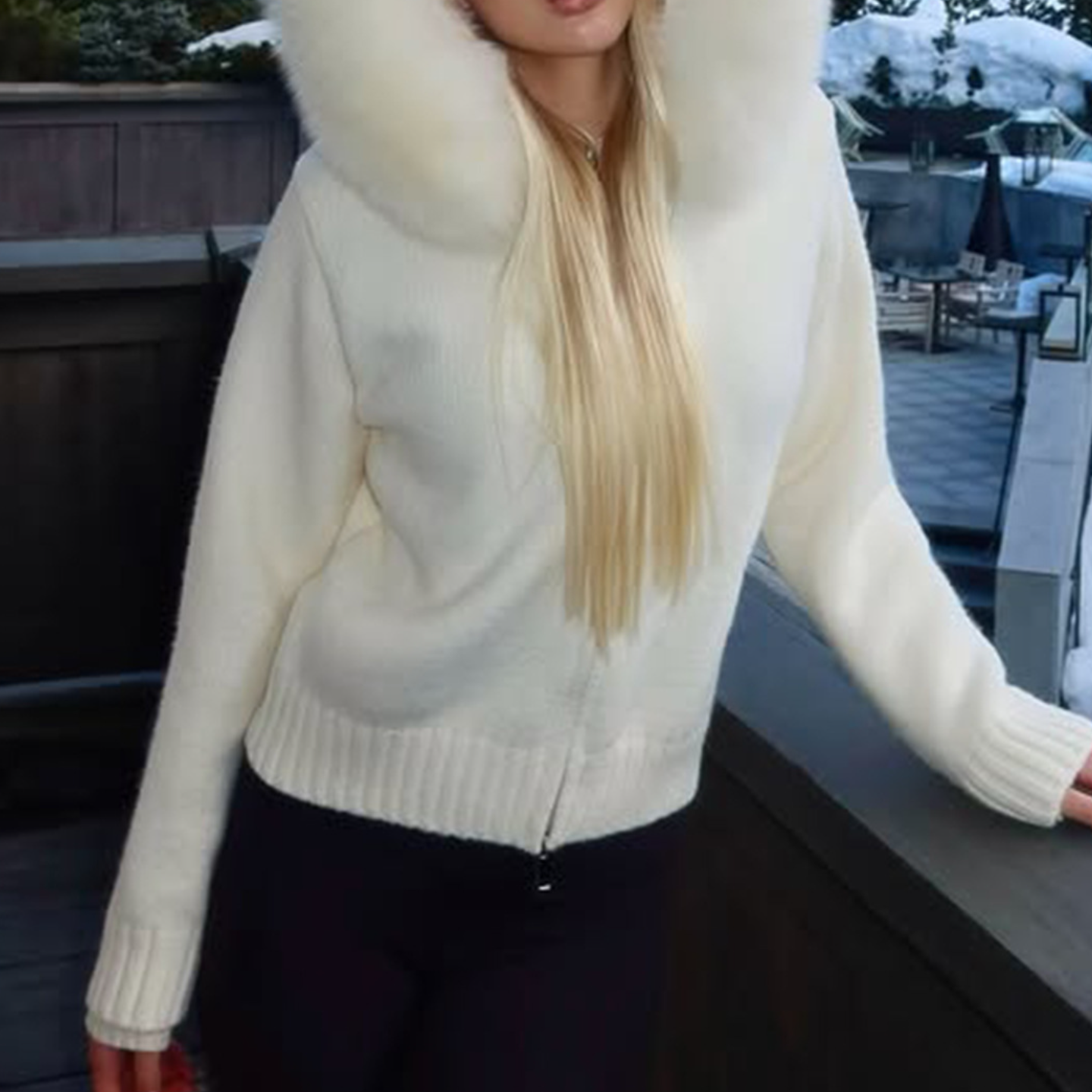 Cozy Chic Faux Fur Hooded Zip-Up Cardigan – Your Essential Fall & Winter Comfort Layer